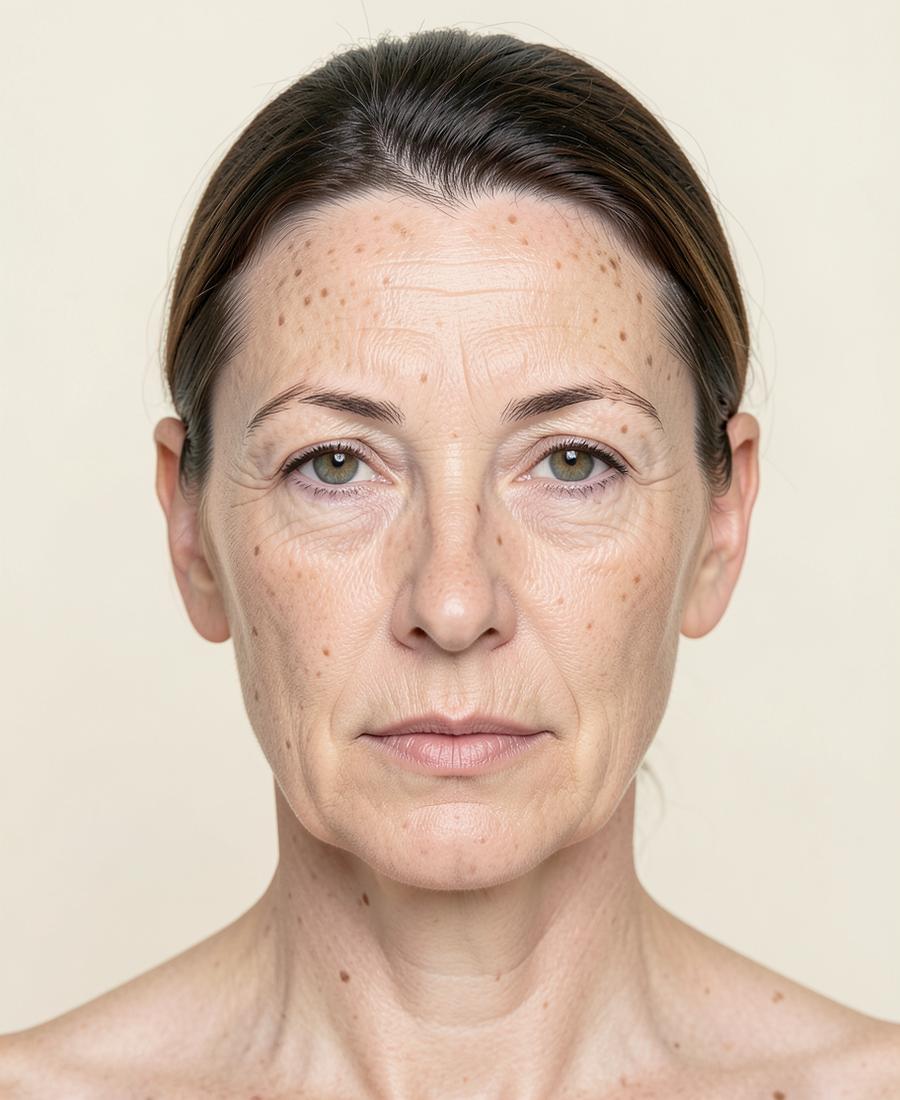 Signature Laser + Medical Peel · 3 sessions over 12 weeks — before treatment